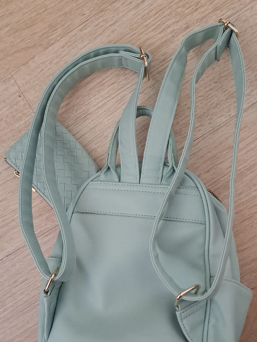 LD Mint Green Mini Backpack - Lightweight Women's Bag